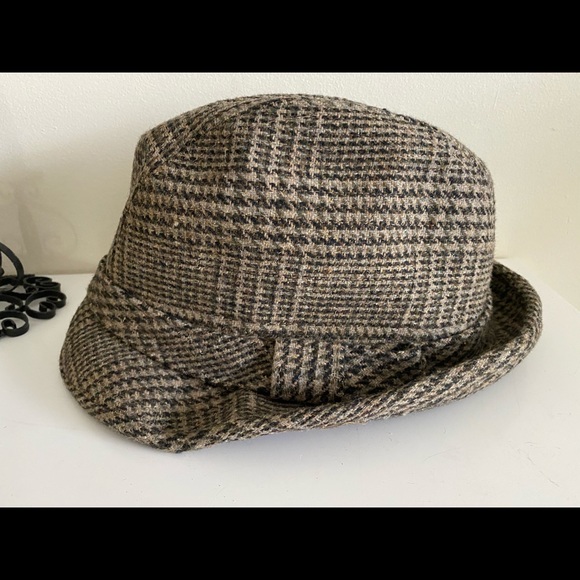 Vintage Men’s Fedora Wool Plaid Hat Union Label - Picture 11 of 14